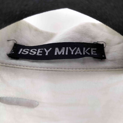 イッセイミヤケ ISSEY MIYAKE カプセル柄 オープンカラーシャツ レディース JPN:2